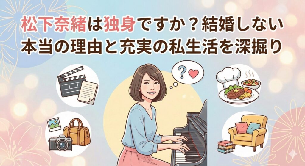 松下奈緒は独身ですか