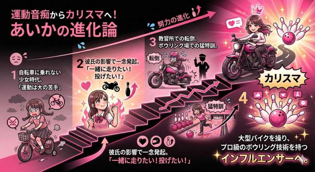 あいかの「努力の進化」タイムライン