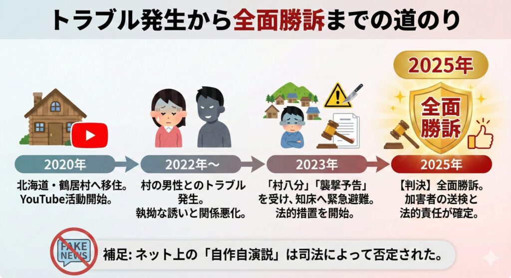 りんの田舎暮らし・トラブルと裁判の時系列まとめ