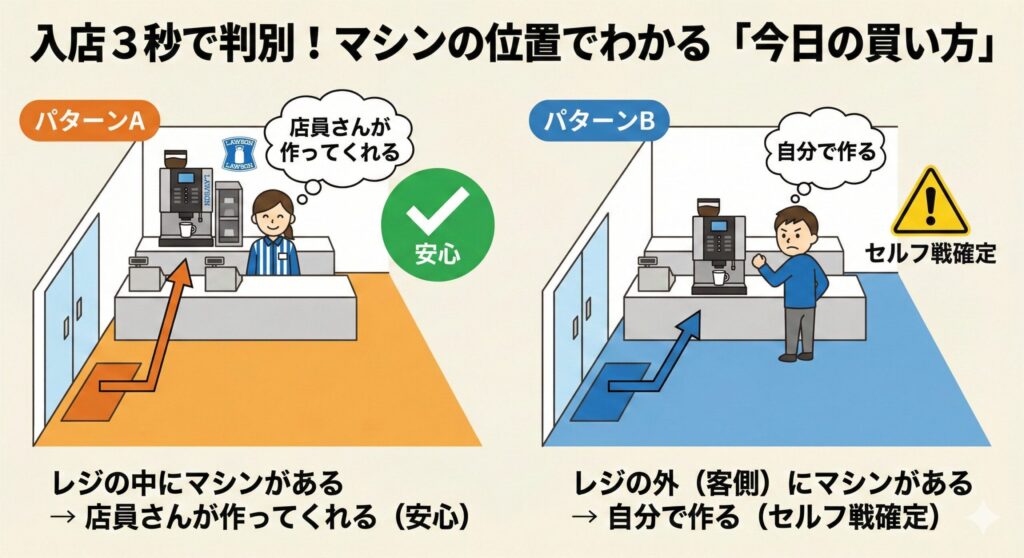 店舗タイプ判別マップ