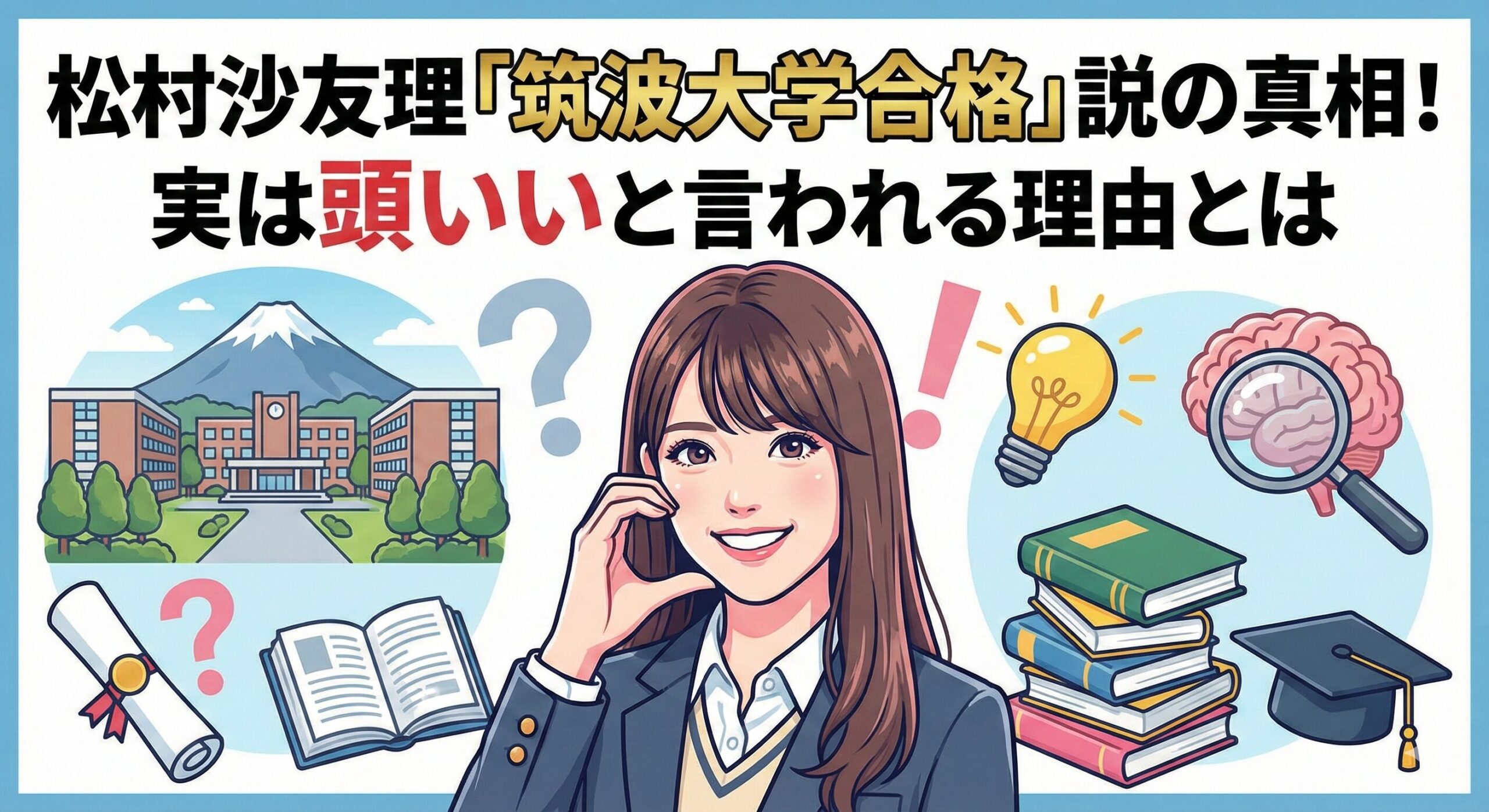 松村沙友理 筑波大学