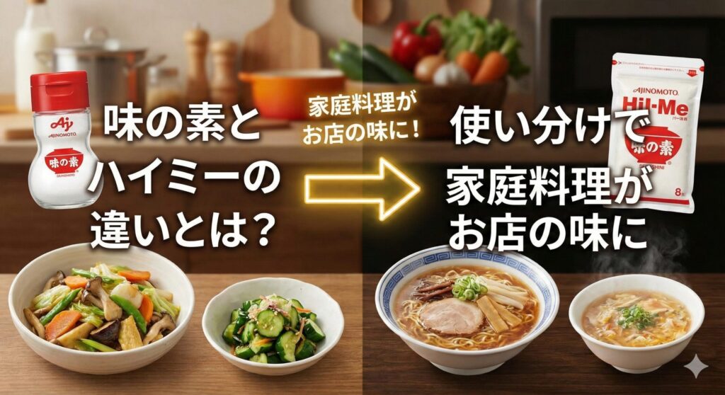 味の素 ハイミー 違い
