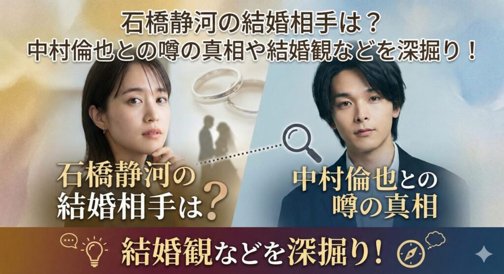 石橋静河 結婚相手