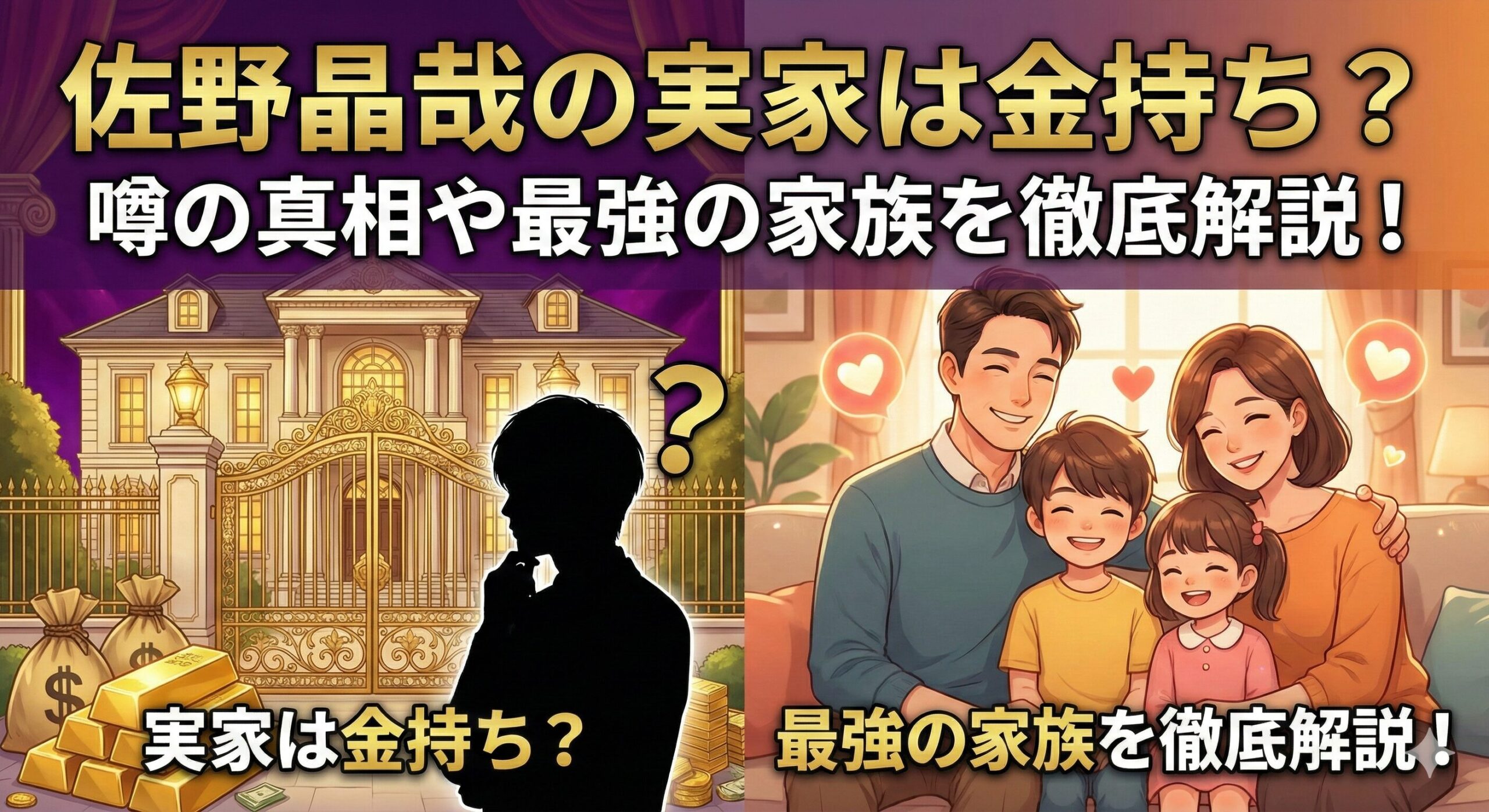 佐野晶哉 金持ち