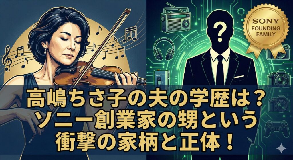 高嶋ちさ子夫学歴