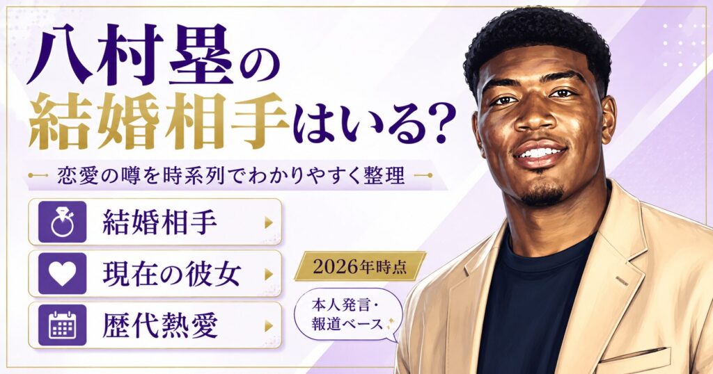 八村塁の結婚相手