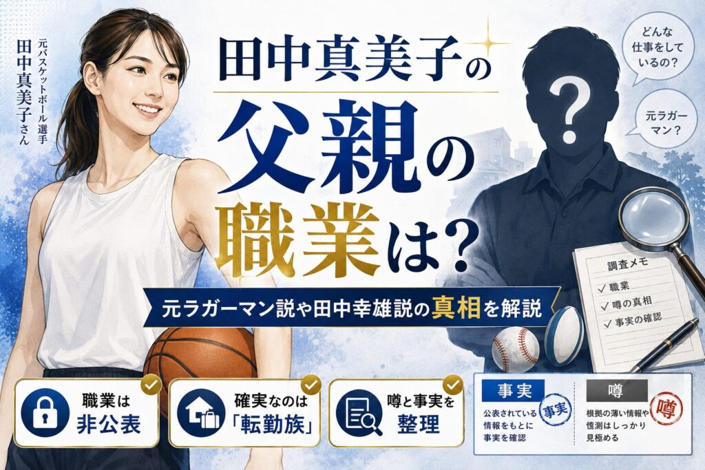 田中真美子の父親の職業