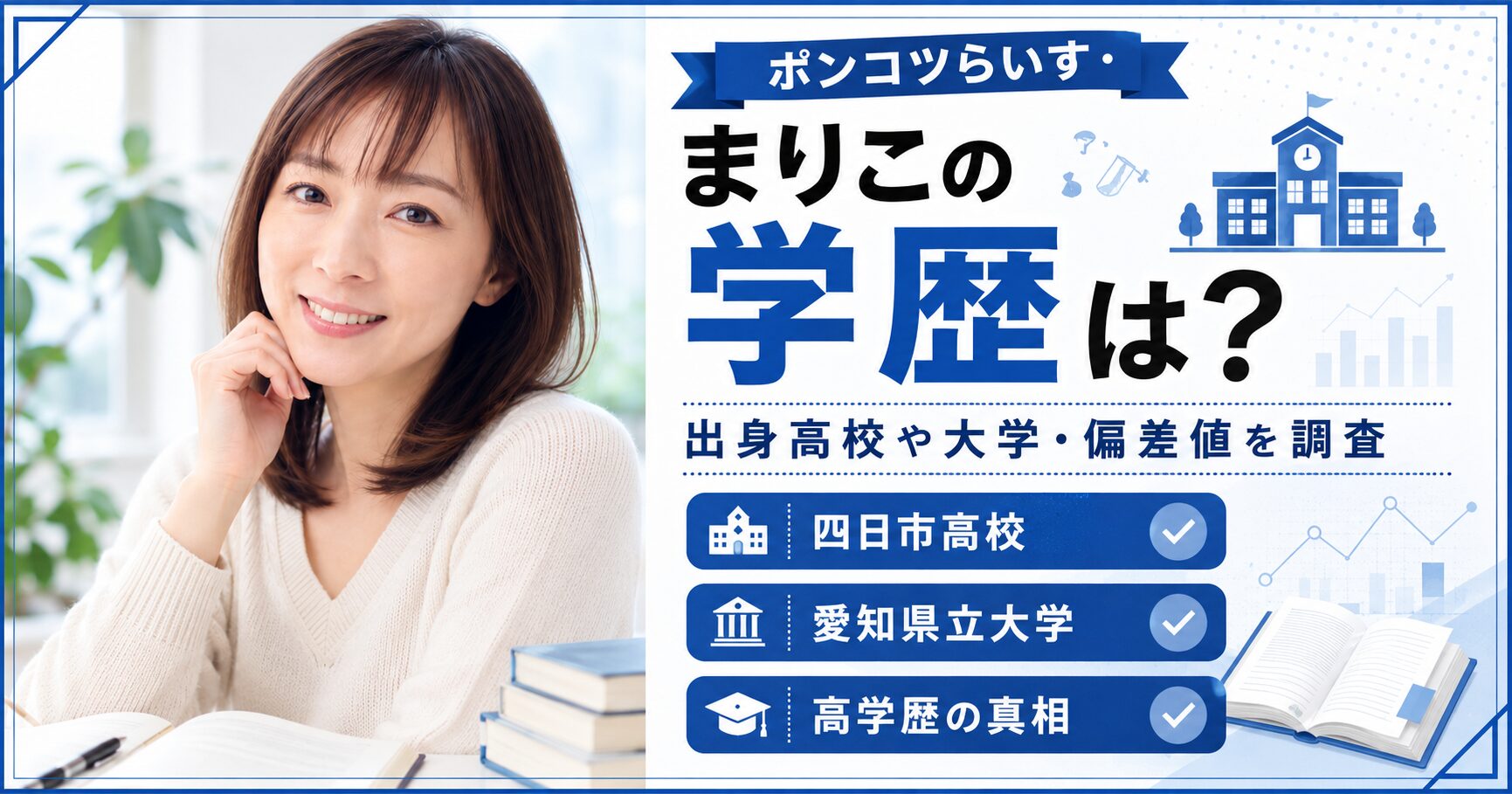 ポンコツらいす・まりこの学歴