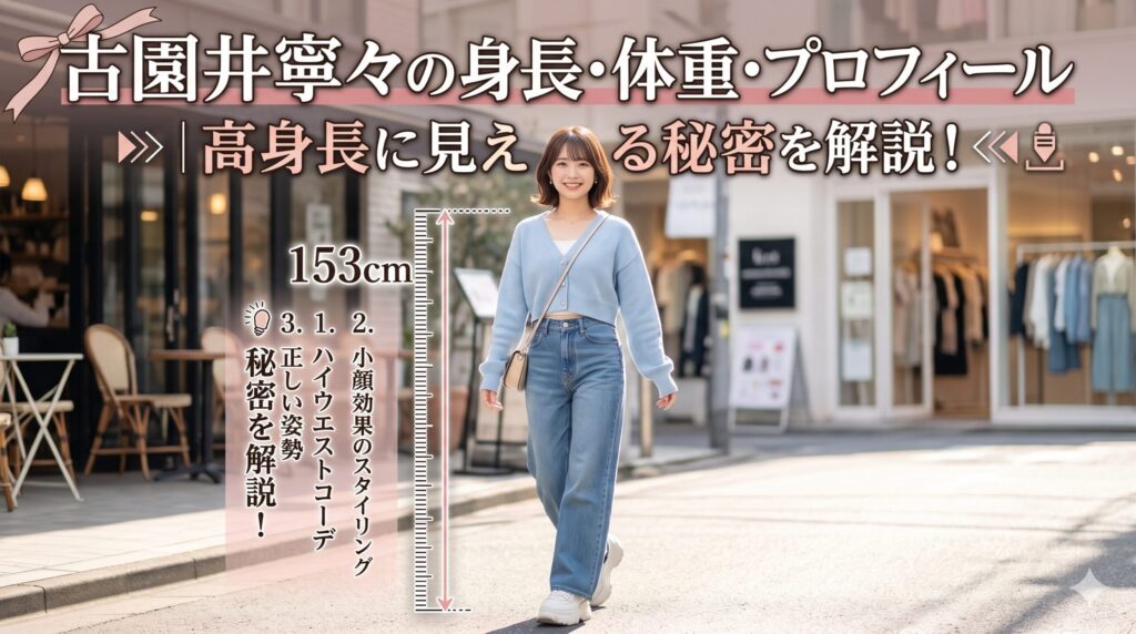 古園井寧々の身長
