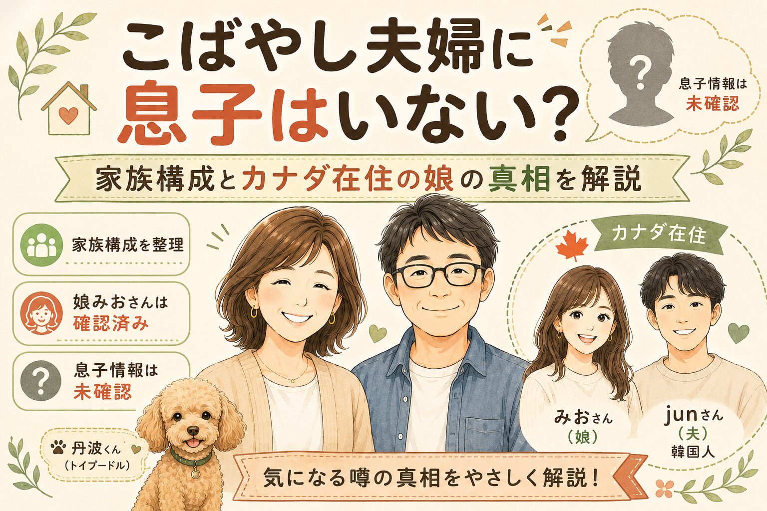 こばやし夫婦の息子