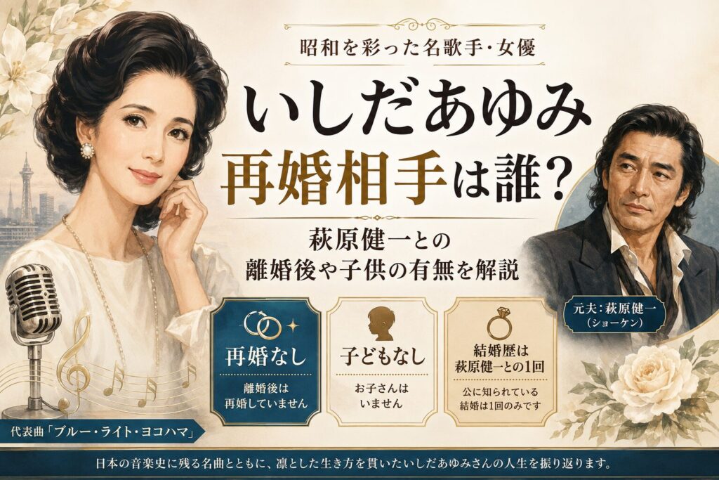 いしだあゆみの再婚相手