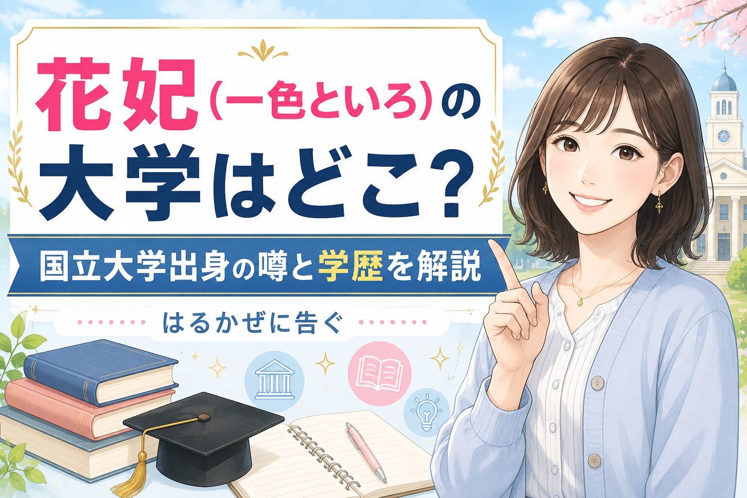 花妃(一色といろ)の大学