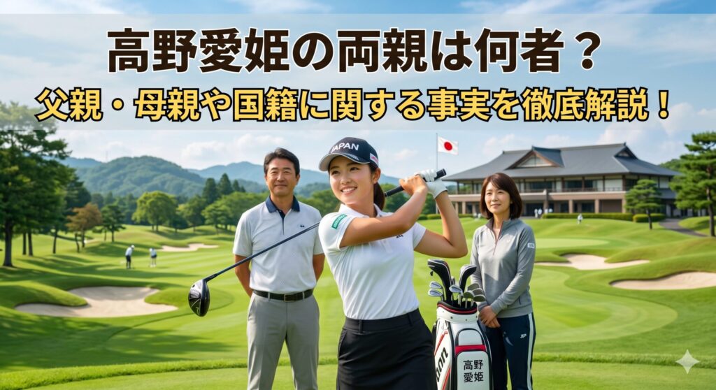高野愛姫の両親