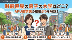 財前直見息子大学