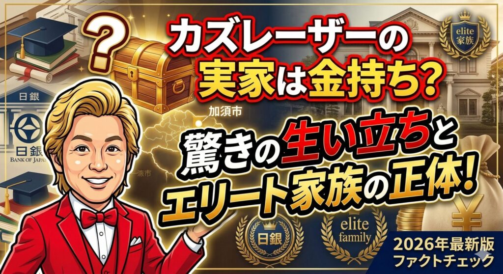 カズレーザー 実家 金持ち