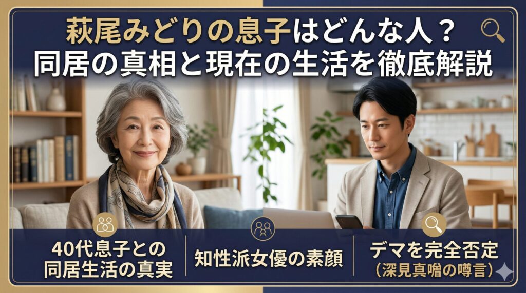 萩尾みどり 息子