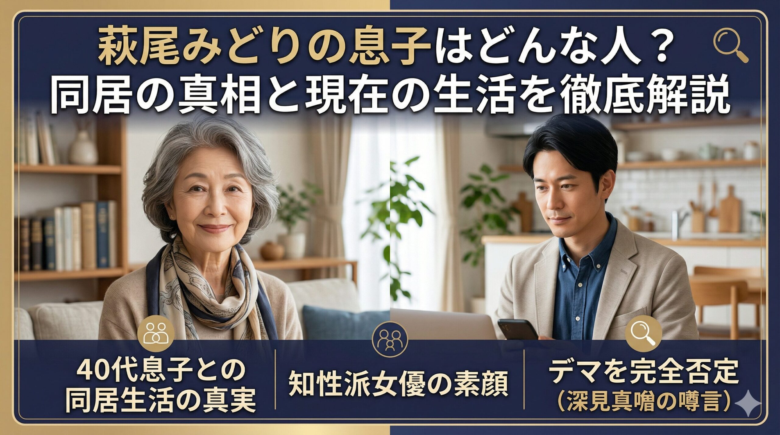 萩尾みどり 息子