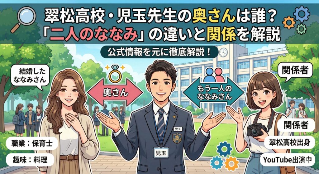 翠松高校 児玉先生 奥さん