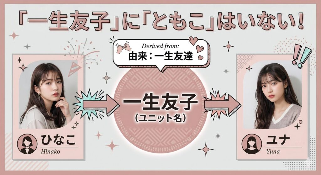 「一生友子」の正体とメンバー構成の図解