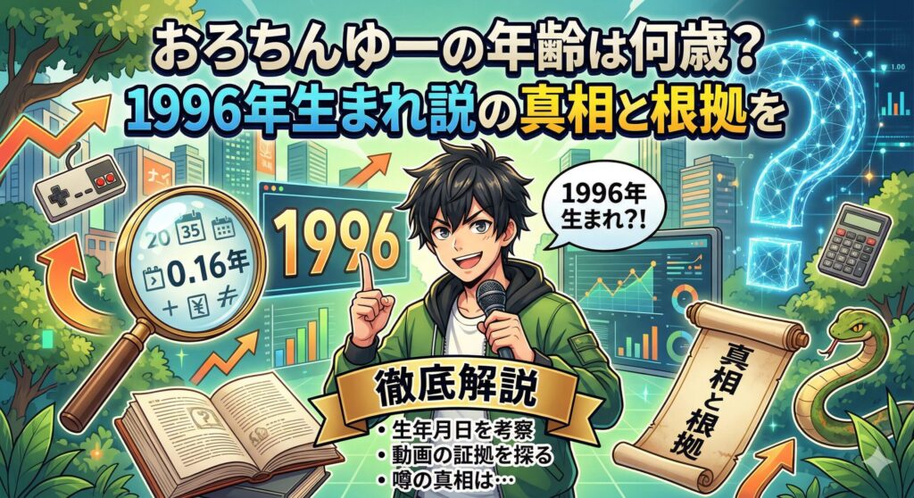 おろちんゆー年齢