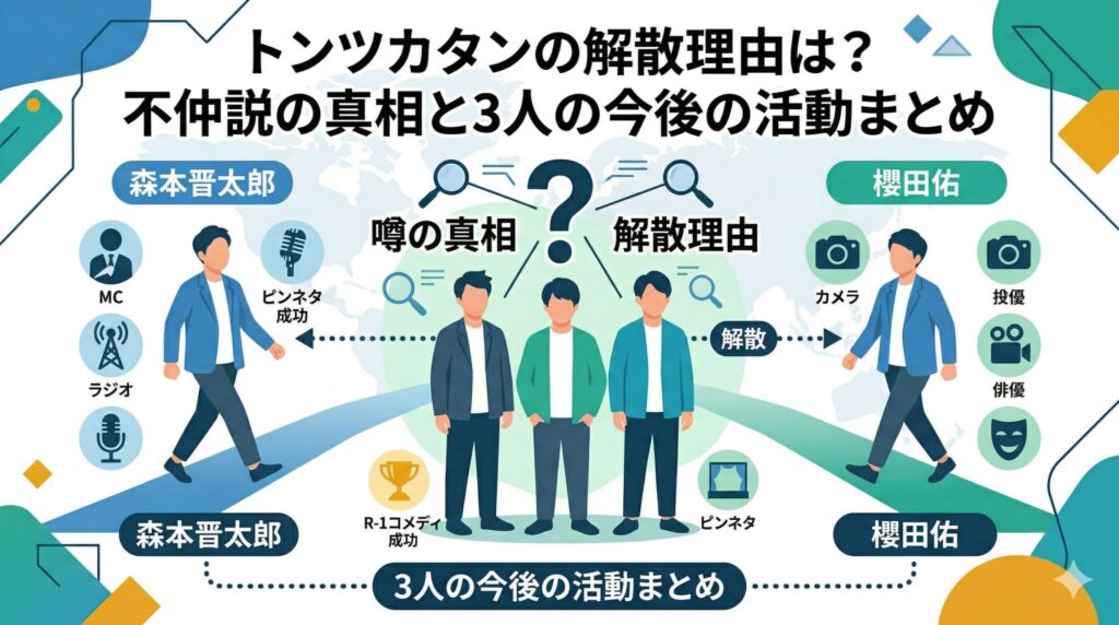 トンツカタン 解散理由