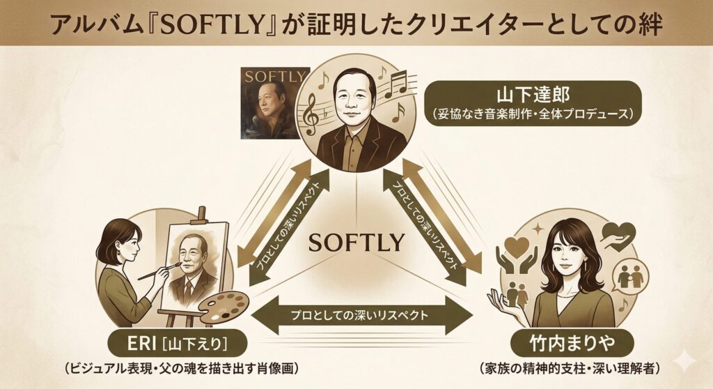 山下家の三位一体の制作相関図