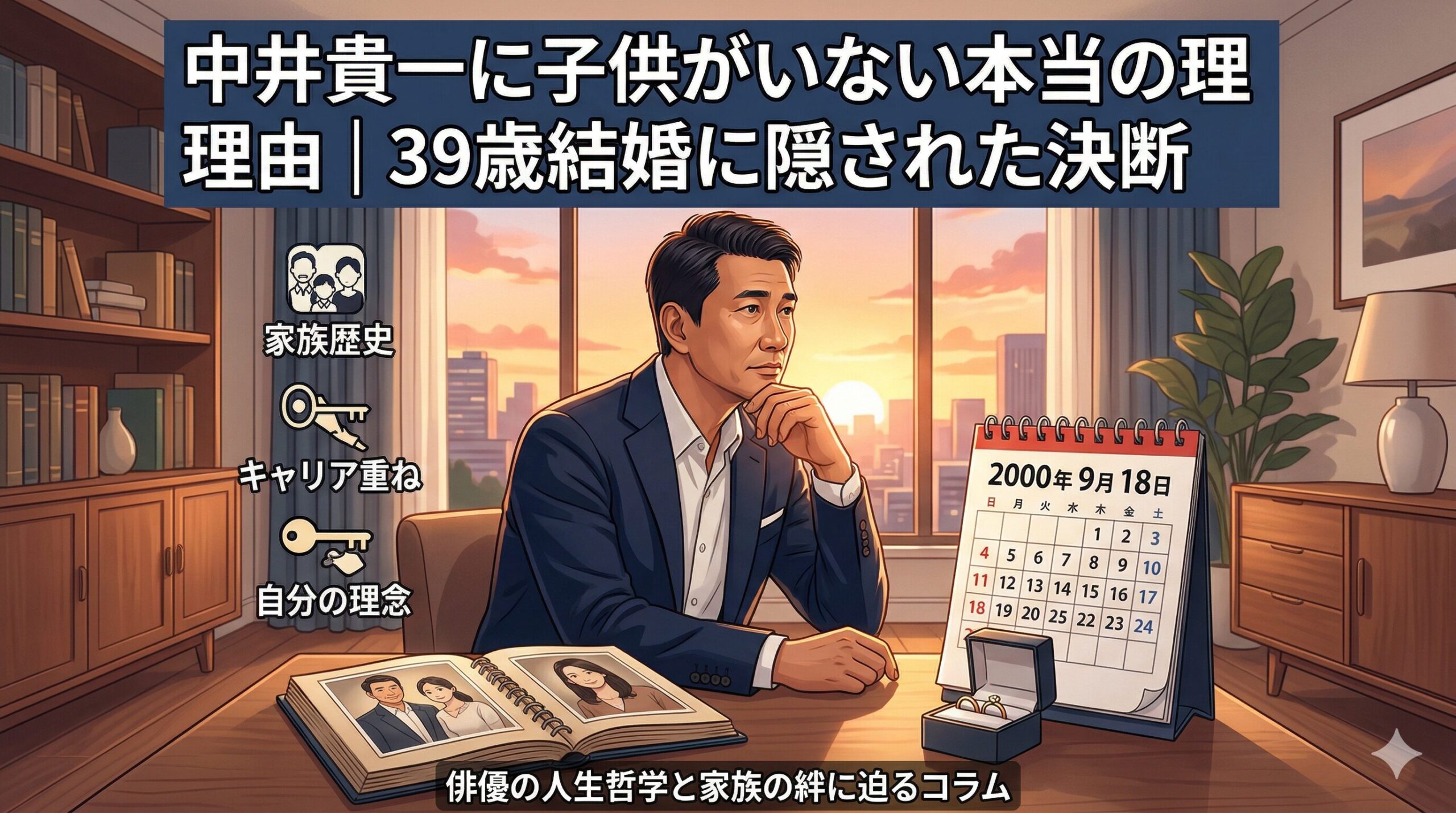 中井貴一 子ども