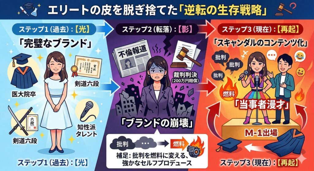 大奈氏のセルフプロデュース戦略の転換