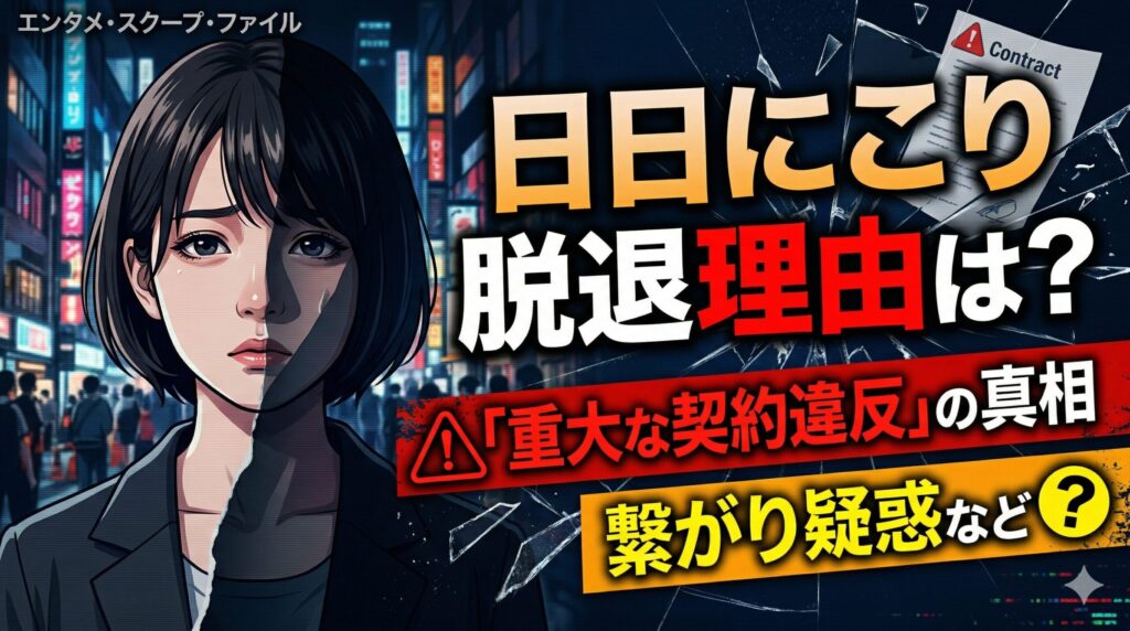 日日にこり脱退理由