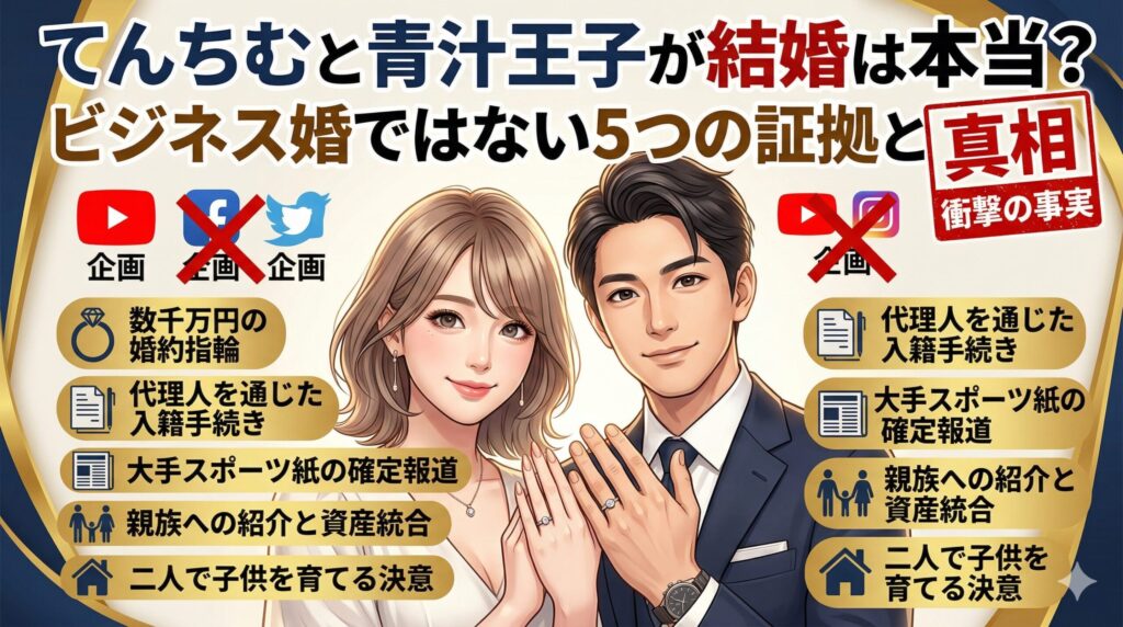 てんちむ 青汁王子 結婚