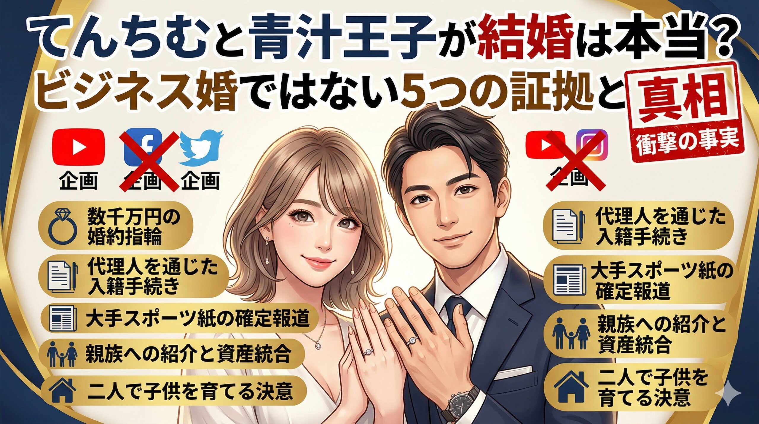 てんちむ 青汁王子 結婚