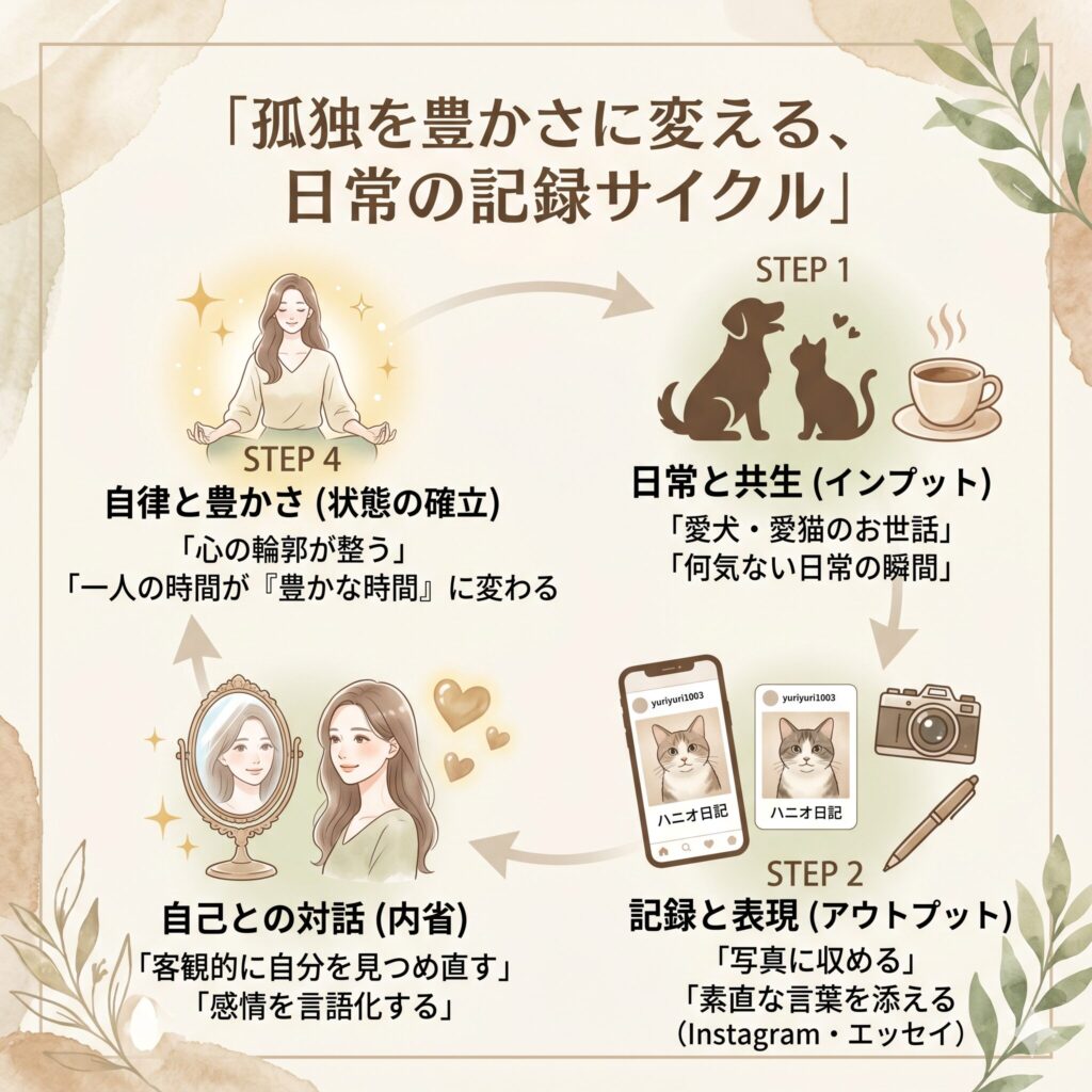 孤独を豊かさに変える、日常の記録サイクル
