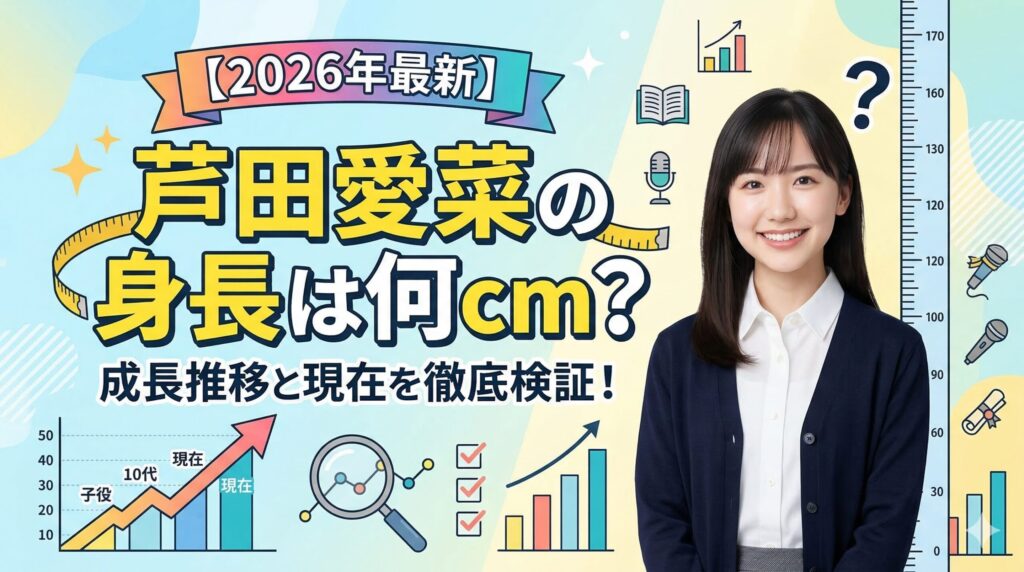 芦田愛菜の身長