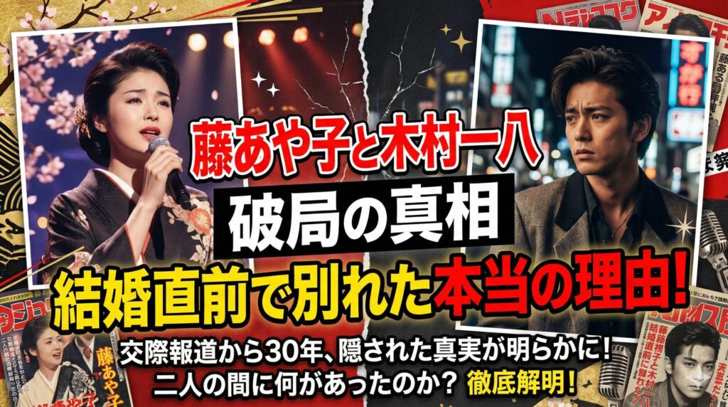 藤あや子木村一八結婚