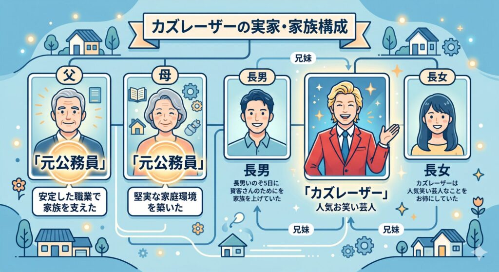 金子家の家族構成図