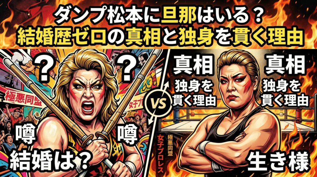 ダンプ松本 旦那