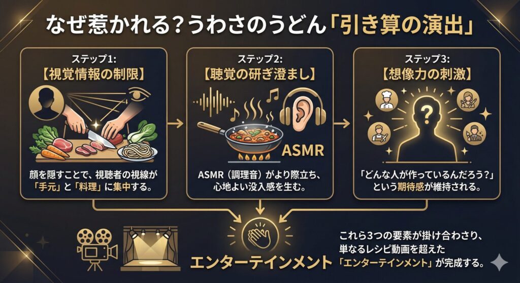 「顔出し非公開」が生み出す没入感の構造図解