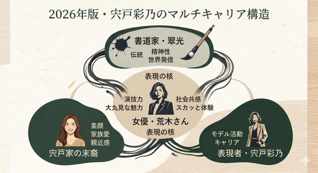2026年版・宍戸彩乃のマルチキャリア構造