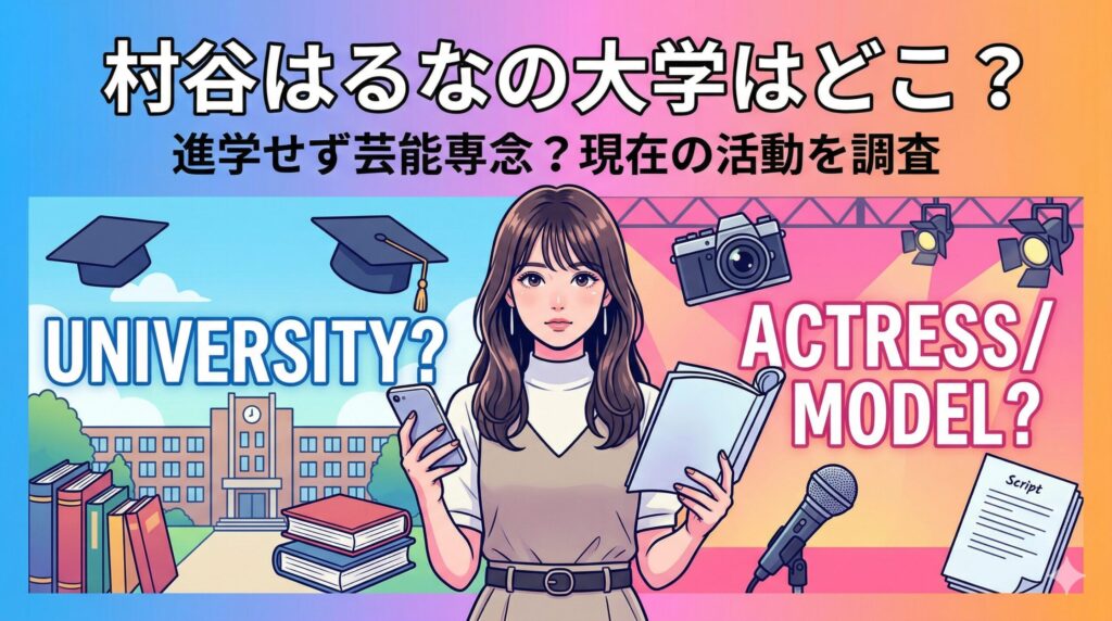 村谷はるな 大学