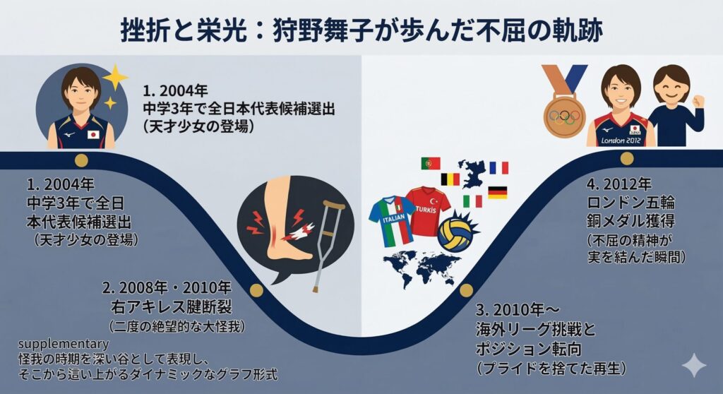 挫折と栄光：狩野舞子が歩んだ不屈の軌跡