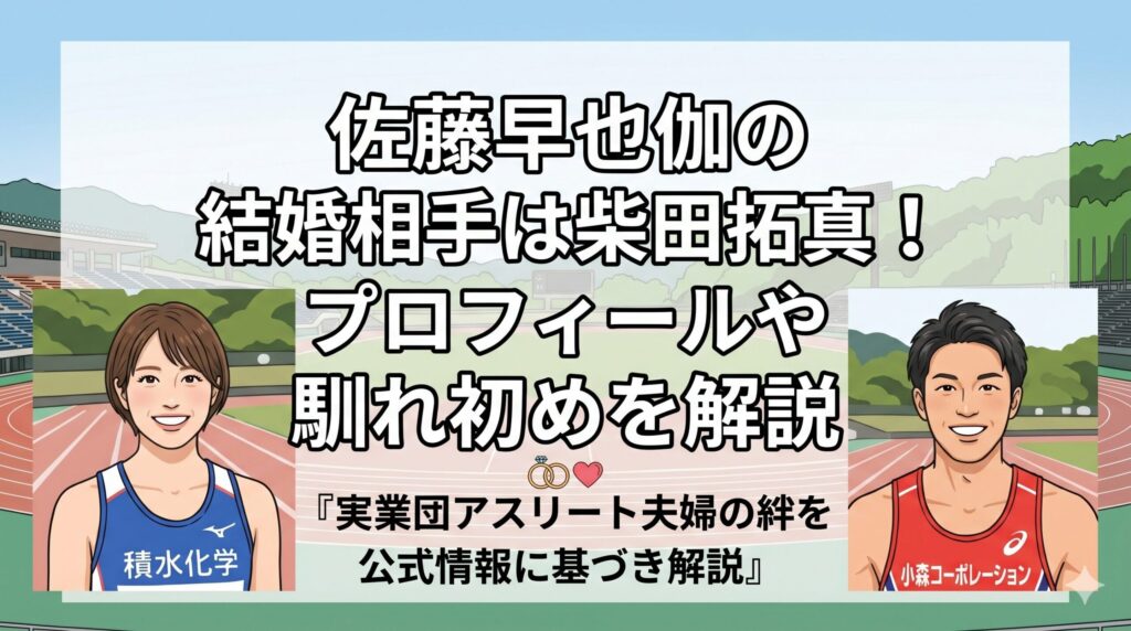 佐藤早也伽の結婚相手