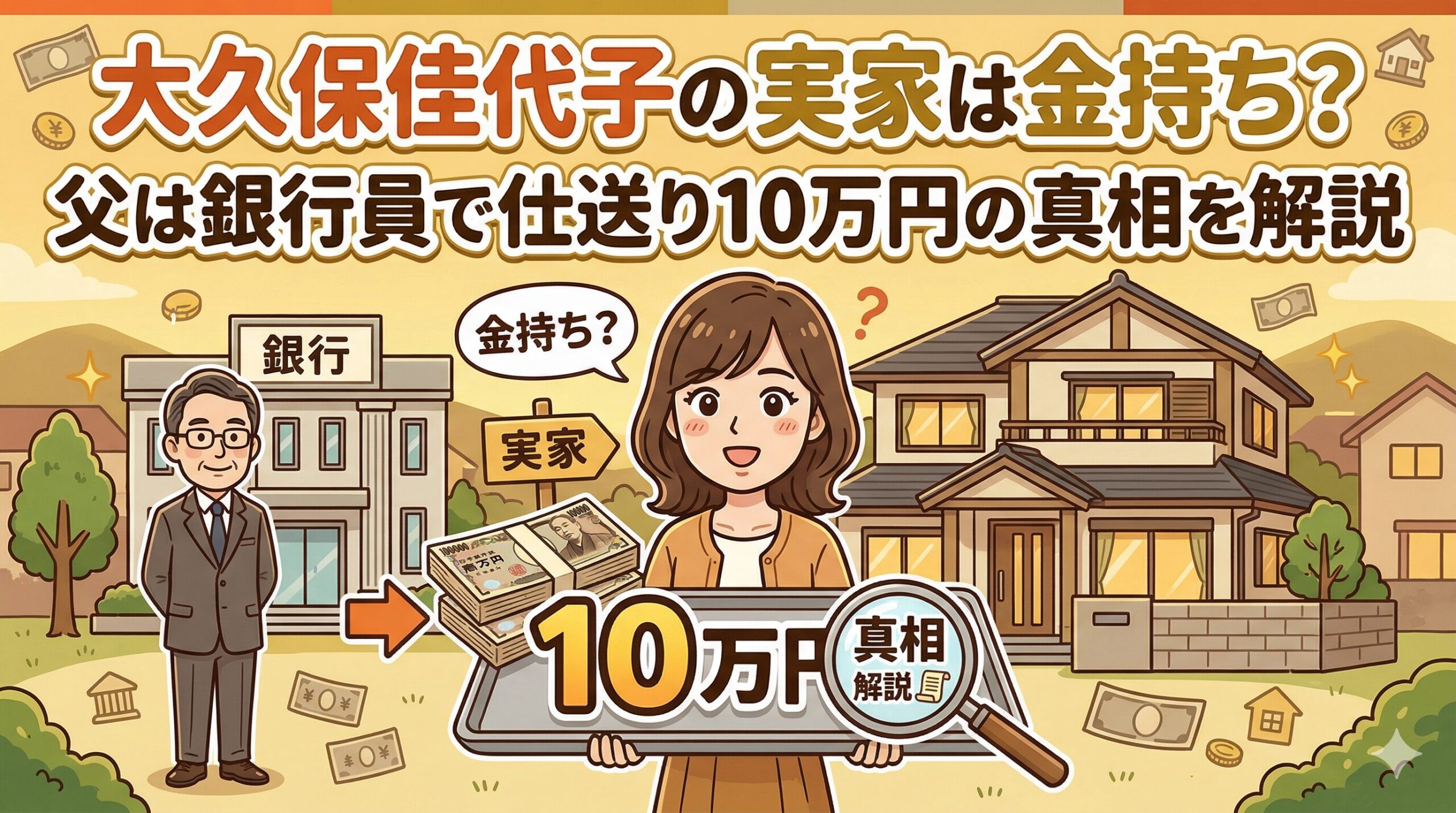 大久保佳代子 実家 金持ち