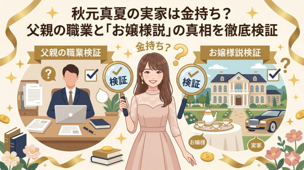 秋元真夏 実家 金持ち
