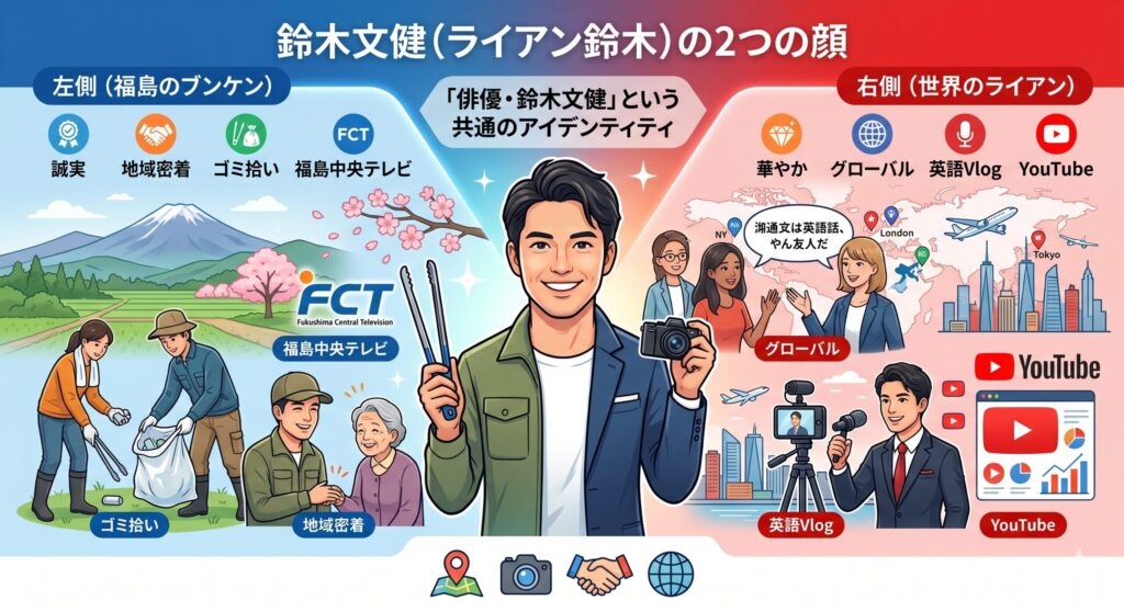 ライアン鈴木の二面性