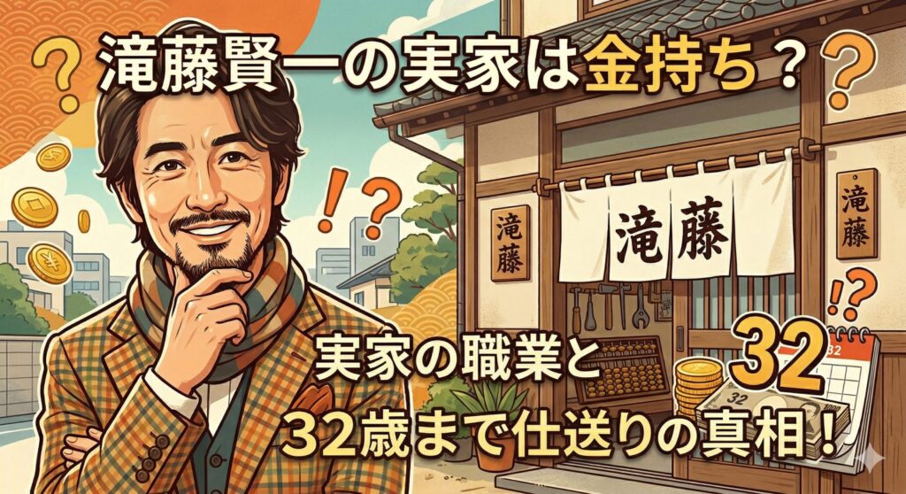 滝藤賢一 実家 金持ち