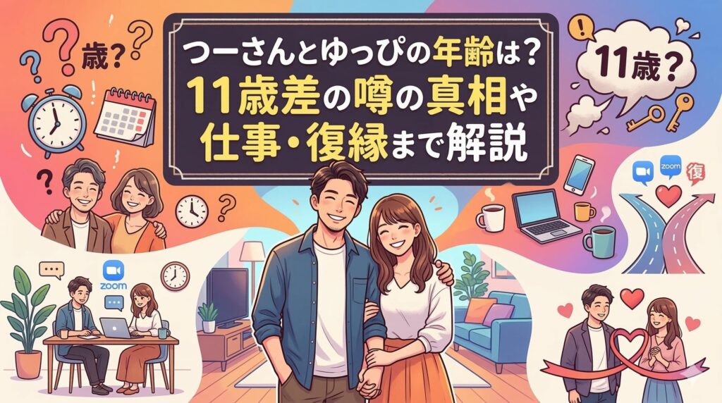 つーさんとゆっぴ 年齢