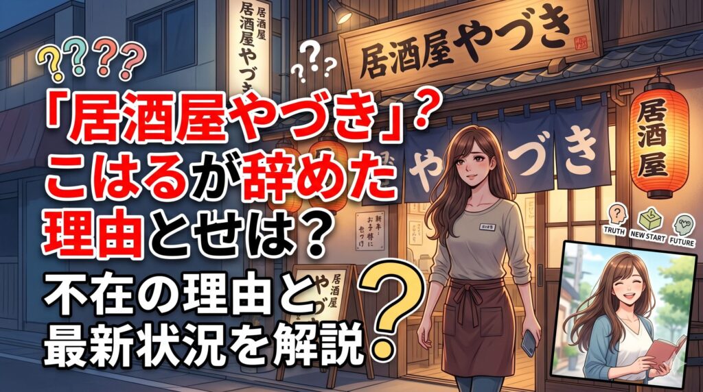 「居酒屋やづき」こはるが辞めた理由