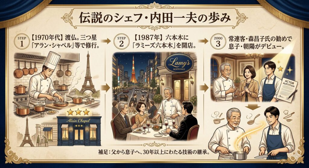 内田一夫氏のキャリアと朝陽氏への継承