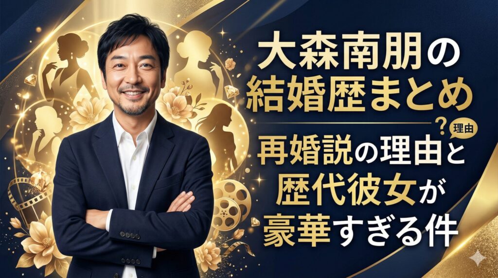 大森南朋結婚歴