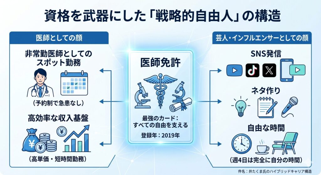 井たくま氏のハイブリッドキャリア構造